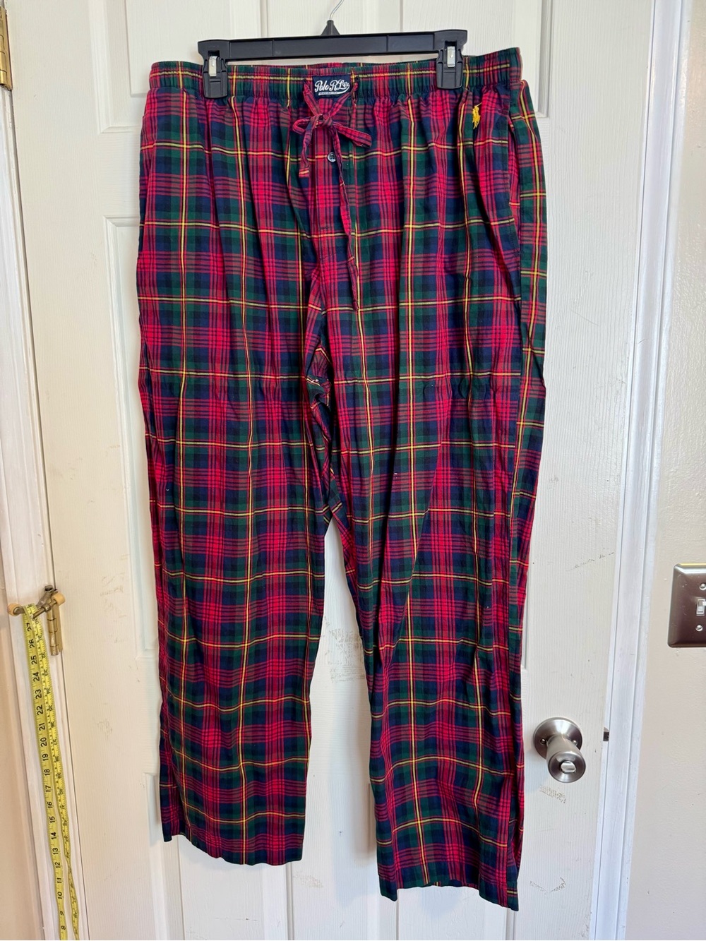 Polo Ralph Lauren Pony Player Woven Plaid Pajama Pant - Size XL